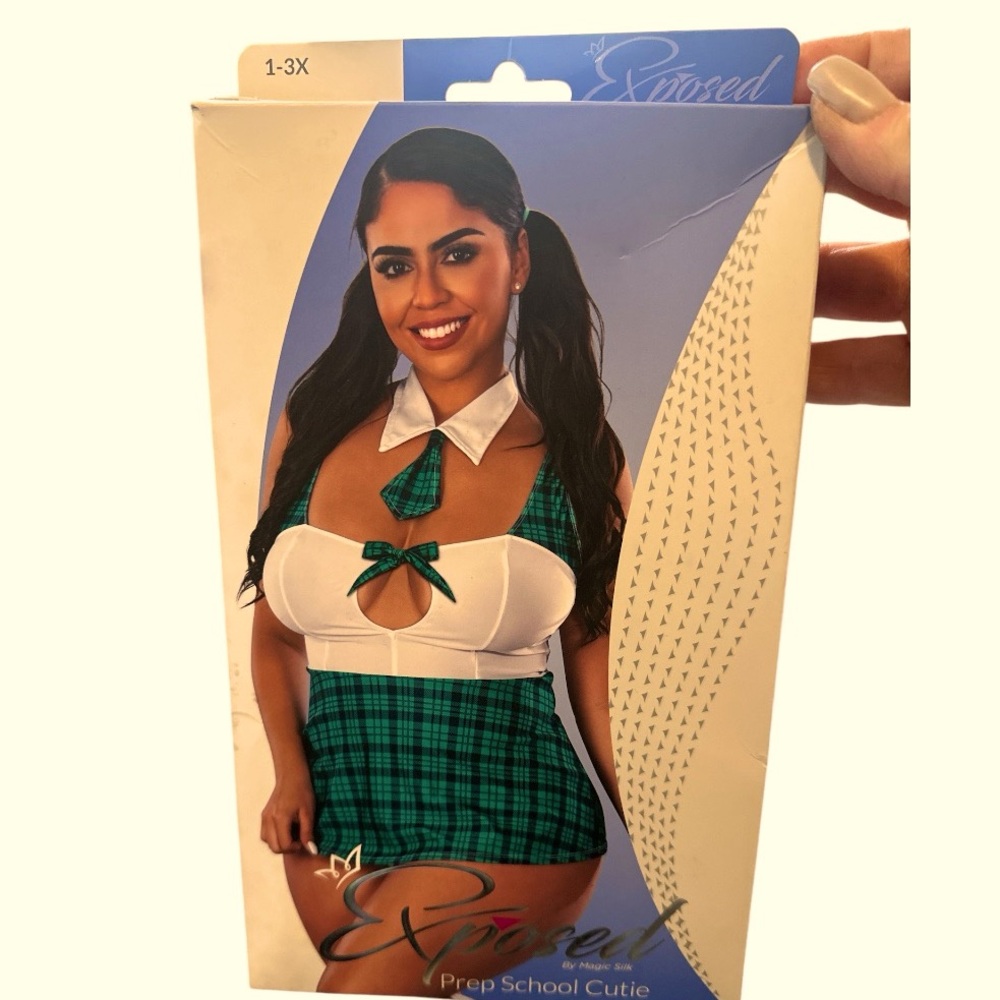 Exposed Prep School Cutie